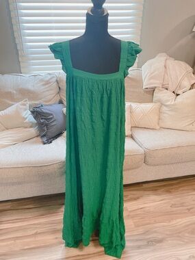 Skue Emerald Green Sleeveless Maxi Length Dress Size Large